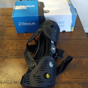 Ossur Rebound Cartilage Knee Brace Left Medial LG B-254610004 Adjustable Hinged